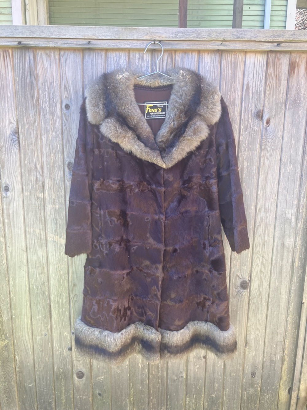 Insane muskrat fur coat - Picture 7 of 14